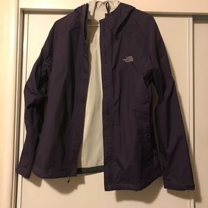 North Face purple parka